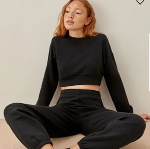 Reformation Cropped Seeatshirt NWT